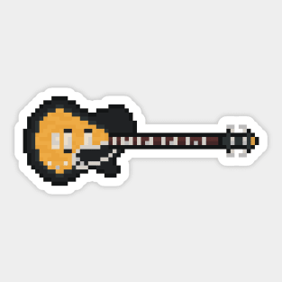 Pixel Eletromatic Jet Black Bass Guitar Sticker